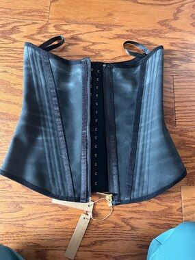 Black Waist Trainer Corset Shapewear - Sleek Control